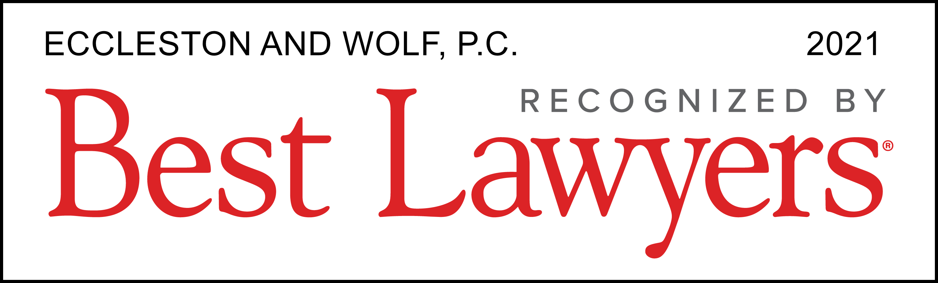 Best Lawyers - Firm Logo 2021